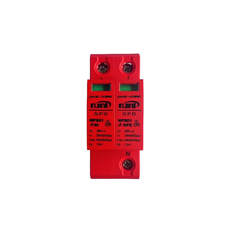 NPS01-F40 AC 1+1P Surge Protective Device