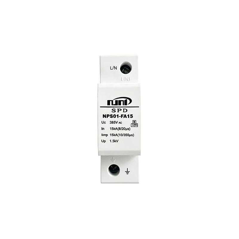 NPS01-FA15 AC 1P Surge Protective Device NPS01-FA15 AC 1P Surge Protective Device