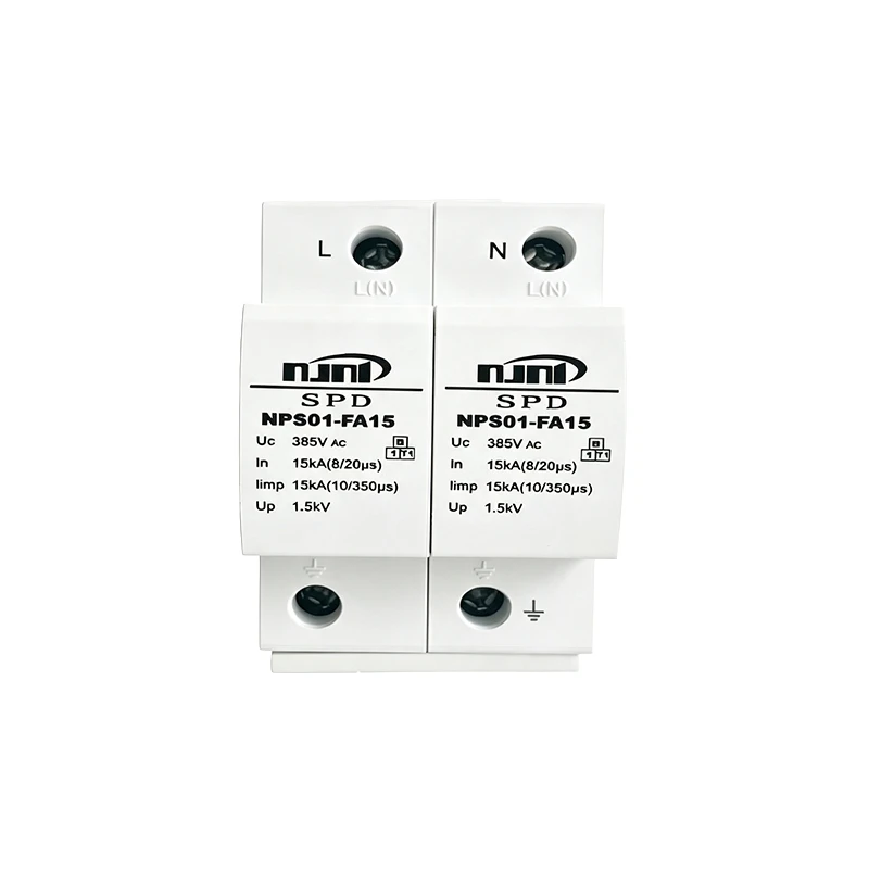 NPS01-FA15 AC 2P Surge Protective Device NPS01-FA15 AC 2P Surge Protective Device