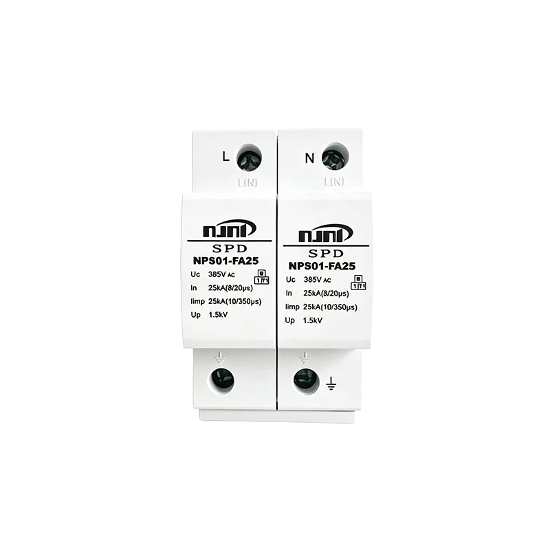 NPS01-FA25 AC 2P Surge Protective Device NPS01-FA25 AC 2P Surge Protective Device