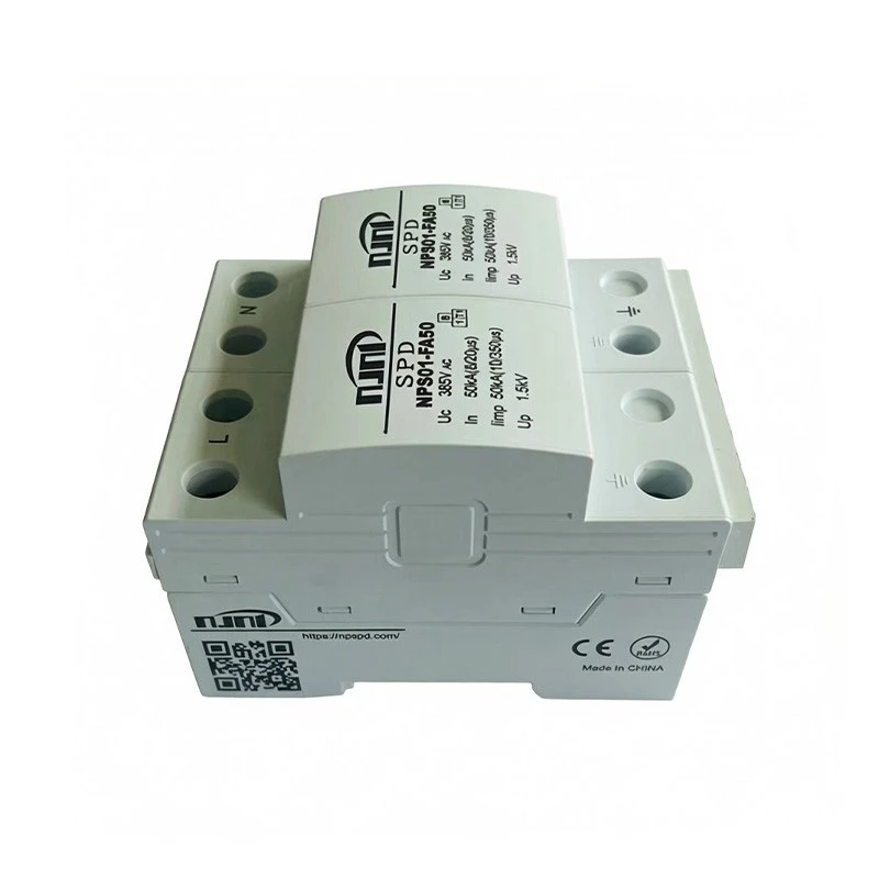 NPS01-FA50 AC 2P Surge Protective Device factory NPS01-FA50 AC 2P Surge Protective Device factory