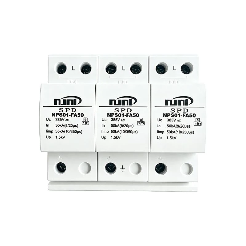 NPS01-FA50 AC 3P Surge Protective Device NPS01-FA50 AC 3P Surge Protective Device