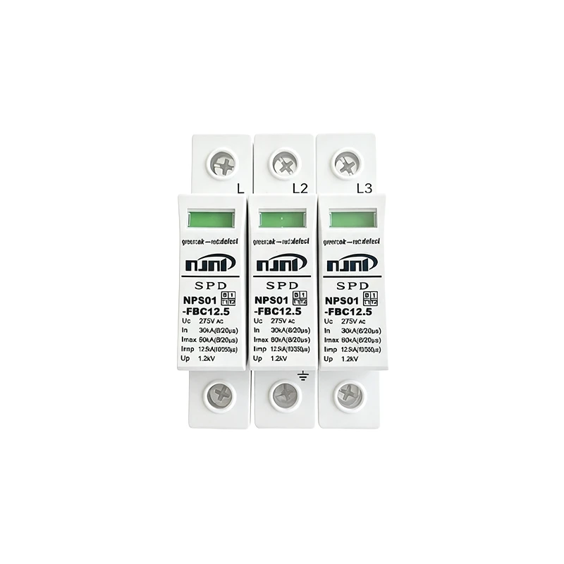 NPS01-FBC12.5 AC 3P Surge Protective Device NPS01-FBC12.5 AC 3P Surge Protective Device