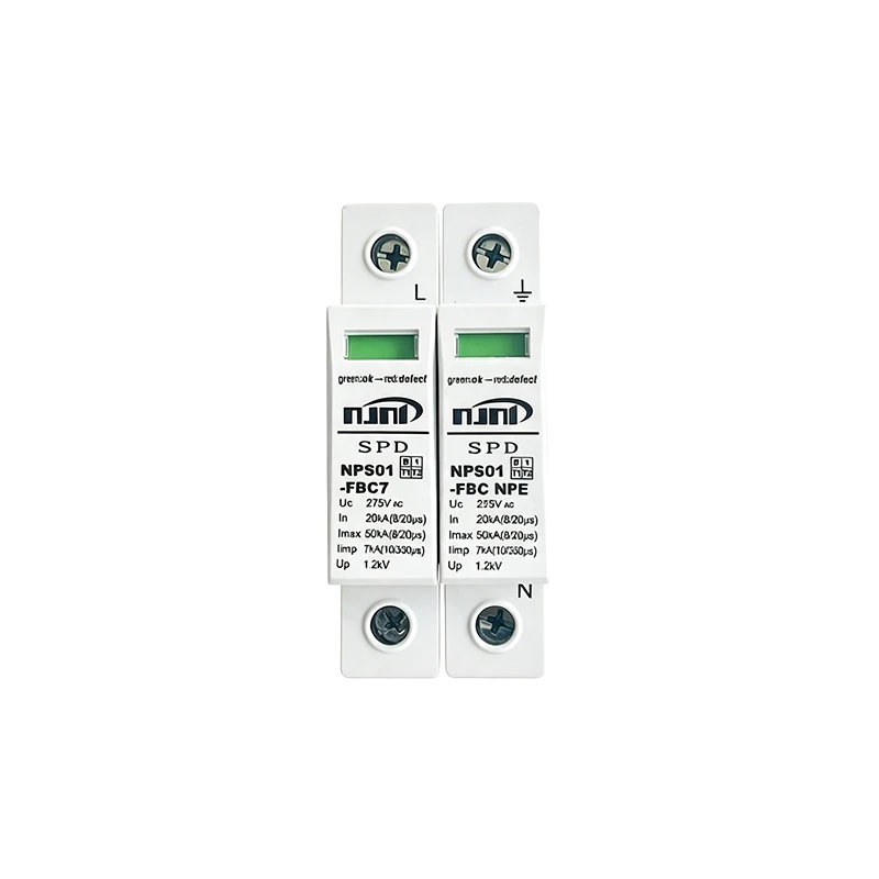 NPS01-FBC7 AC 1+1P Surge Protective Device