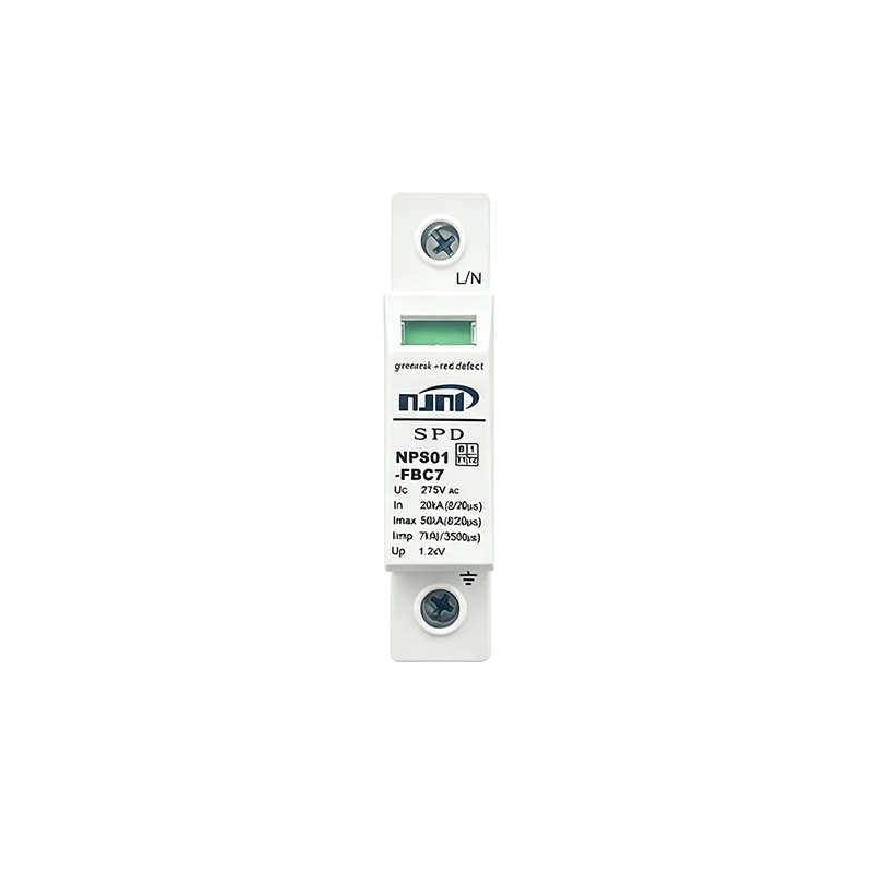 NPS01-FBC7 AC 1P Surge Protective Device NPS01-FBC7 AC 1P Surge Protective Device