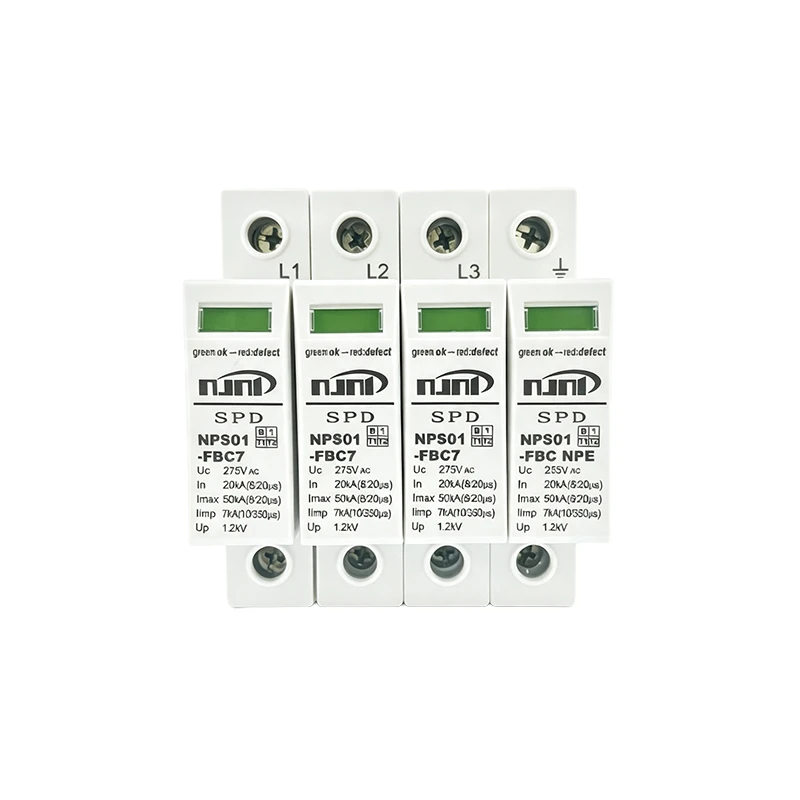 NPS01-FBC7 AC 3+1P Surge Protective Device