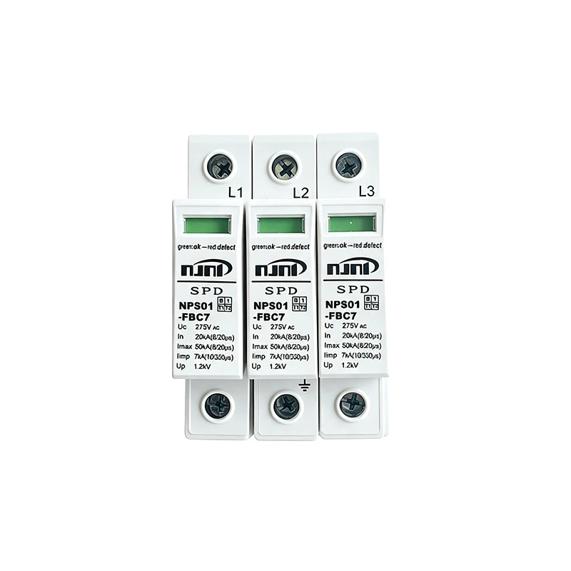 NPS01-FBC7 AC 3P Surge Protective Device NPS01-FBC7 AC 3P Surge Protective Device