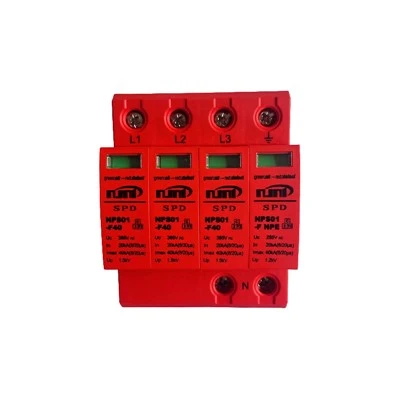 NPS01-F40 AC 3+1P Surge Protective Device
