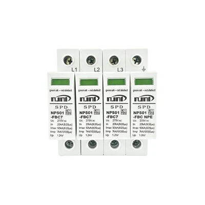 NPS01-FBC7 AC 3+1P Surge Protective Device